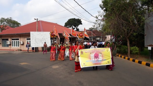 International Women's Day awareness walk with the theme of care for children - 08.03.2019